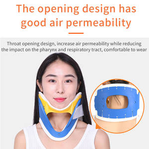 गर्म बिक्री समायोज्य फोम आपातकालीन गर्भाशय ग्रीवा कॉलर नरम सुरक्षात्मक चिकित्सा प्राथमिक सहायता वाटरप्रूफ गर्दन ब्रेस - Product Image 5