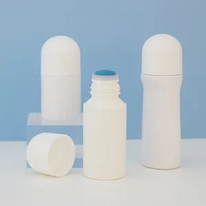 HDPE 30ml 50mlプラスチッククリーニングリニメントスポンジダブボトル、スポンジアプリケーター付き