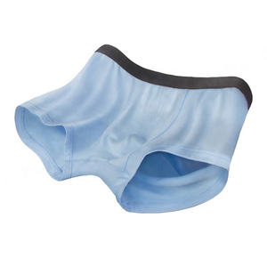 Venta al por mayor de calzoncillos de hombre con logotipo personalizado Modal Color sólido transpirable Bóxer corto ropa interior de verano para hombre - Product Image 2