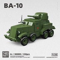 Jouet de construction intellectuel pour garçons et enfants, camion tracteur militaire en plastique ABS de type RSO-01, référence 300001-4, de marque tierce