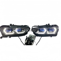 Phares LED laser de haute qualité OEM pour BMW X5 X6 F95 G06 G05 2019-2023, ligne d'ombre noire, DRL à 12V, couleur de lumière blanche