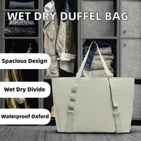 Sac de voyage Oxford imperméable grande capacité pour femme, avec séparation humide/sec, idéal pour le fitness, le yoga, la natation et les voyages