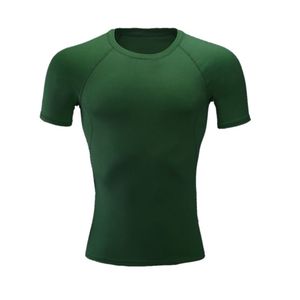 T-shirt personnalisé en maille pour hommes, vêtements de gymnastique à Compression, de sport - Product Image 1