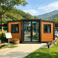 Maison conteneur préfabriquée personnalisable et extensible, maison conteneur mobile préfabriquée pour commandement d'urgence