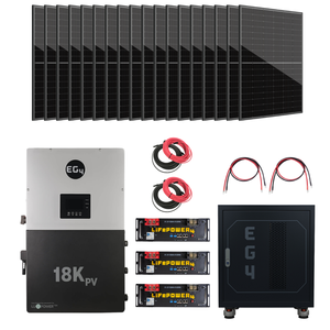EG4 Hybrid <b>Solar</b> System <b>Kit</b> with LifePower4 V2 Batteries 10-Year Warranty for Whole-Home Use - Product Image 1