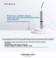 CWS91 Star Meter, transmetteur-contrôleur compact de température et d'humidité, sans fil, indice de protection IP54, sortie 0-5VDC, MODBUS, OEM/ODM