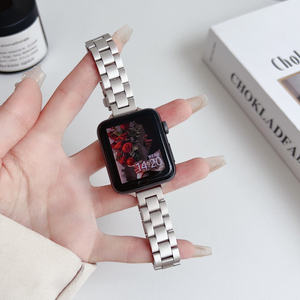 <span class=keywords><strong>Bracelet</strong></span> réglable en acier inoxydable pour <span class=keywords><strong>bracelet</strong></span> de montre <span class=keywords><strong>Apple</strong></span> <span class=keywords><strong>Watch</strong></span> <span class=keywords><strong>Bracelet</strong></span> à maillons fins en métal pour la série IWatch - Product Image 4