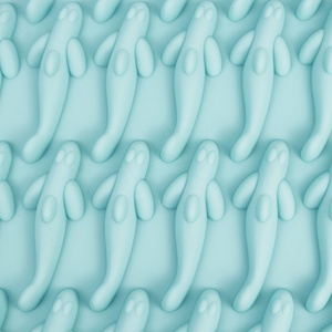 Molde de goma de silicona de tiburón de 90 cavidades, moldes de caramelo con forma de renacuajo para gotas de Chocolate, golosinas para perros, herramientas para pasteles - Product Image 5