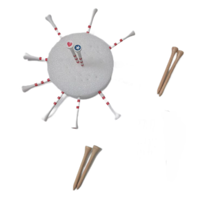 Pro <span class=keywords><strong>Golf</strong></span> Supply Tee de <span class=keywords><strong>golf</strong></span> en bambou personnalisé avec <span class=keywords><strong>logo</strong></span> gravé, tailles 3 1/4 ", <span class=keywords><strong>2</strong></span> 3/4 ", <span class=keywords><strong>2</strong></span> 1/8 ", 83 mm, étanche et à aimant puissant - Product Image 2