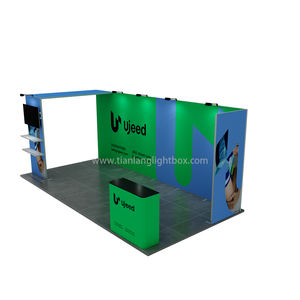 Cabina de exposición comercial plegable de aluminio tianlang de 20 pies, cabina de fondo con marco de aluminio, cabina portátil - Product Image 5