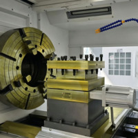 Tour CNC à lit plat CK61100, prix usine, personnalisable OEM, broche 15kW/22kW pour le traitement de l'acier/les alliages