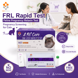 Kit de Prueba Rápida de Relaxina para Detección de Gestación Felina FRL para Uso <span class=keywords><strong>Veterinario</strong></span>, Sin Cantidad Mínima de Pedido y Muestra Gratuita - Product Image 1