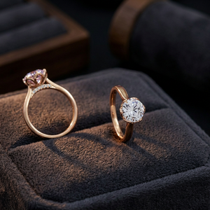 แหวนทองเหลืองชุบทองคำขาวประดับเพชรคิวบิกเซอร์โคเนียทรงโซลิแทร์ ดีไซน์หรูหรา สำหรับผู้หญิง เหมาะสำหรับงานหมั้นและงานแต่งงาน - Product Image 2