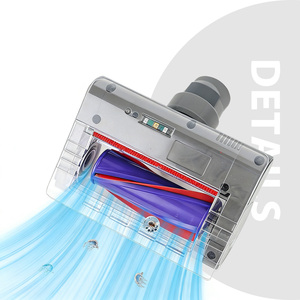 หัวแปรงกำจัด<span class=keywords><strong>ไร</strong></span><span class=keywords><strong>ฝุ่น</strong></span>ไฟฟ้าแบบเปลี่ยนได้สำหรับเครื่องดูด<span class=keywords><strong>ฝุ่น</strong></span> <span class=keywords><strong>Dyson</strong></span> V11 V10 V8 V7 อุปกรณ์เสริมไม้ถูพื้นแบบ UV - Product Image 3