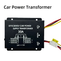 Convertidor de potencia de coche de salida única de alta calidad 30A DC 24V a DC 12V transformador reductor nueva condición