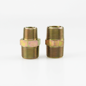 Adaptador Reductor Hidráulico, Conector Recto de Rosca Macho, Acero al Carbono, Conexión para Manguera de Alta Presión - Product Image 1