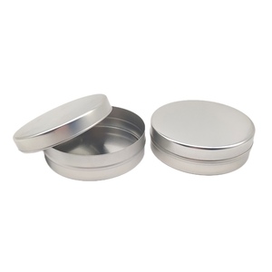Wholesale Silver Color Food Grade Empty Round Box 250G Caviar Tins