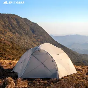 Multifungsi 3FUL Gear Langit Cerah 4 Termal Glemping Keluarga Berkemah Tenda 10 Orang OEM