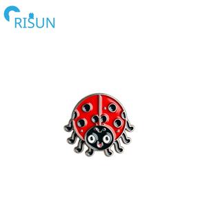 Fabrication de dessin animé mignon Reptile Animal coccinelle insecte broche métal personnalisé Lady <span class=keywords><strong>Bug</strong></span> rouge minuscule coccinelle coccinelle émail épinglette insigne - Product Image 5