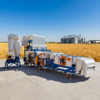Machine de tri et de nettoyage des céréales HELIDA 5XFZ-80PLUS à haute productivité pour l'utilisation agricole du blé et du maïs