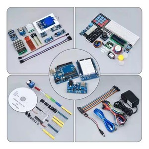 Kit de démarrage Arduino Uno R3 avec modules de capteurs, breadboard et câbles pour projets DIY - Product Image 2