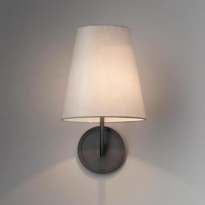 Simple moderno todos de cobre-Lámpara de pared de tela de lujo luz estilista decoración del hogar americano retro lámpara LED - Product Image 2