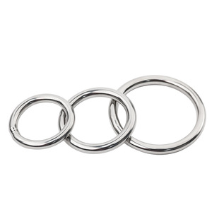 Eight Directions 304 Stainless Steel Welded O-<b>Ring</b> Solid <b>Circle</b> Lifting <b>Ring</b> Fishing Cage System High Strength Metal Wire <b>Ring</b> - Product Image 1