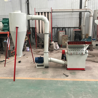 Broyeur de bois commercial le plus vendu avec moteur électrique pour la production de poudre de sciure, conception portable, utilisation facile