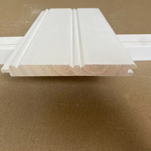 Paneles de revestimiento T & G de madera de pino imprimada blanca, lengüeta y ranura de moldura de pared interior para techo de hotel y Hospital - Product Image 2