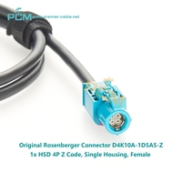 Automobile LVDS H-SD femelle à H-SD femelle câble de date haute vitesse Original Rosenberger D4K10A-1D5A5-Z Fakra 4Pin Z Code Display