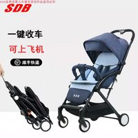 Poussette St Baby SDB adaptée pour s'asseoir et s'allonger, compatible avion, légère et pliable, pour bébés de 0 à 3 ans