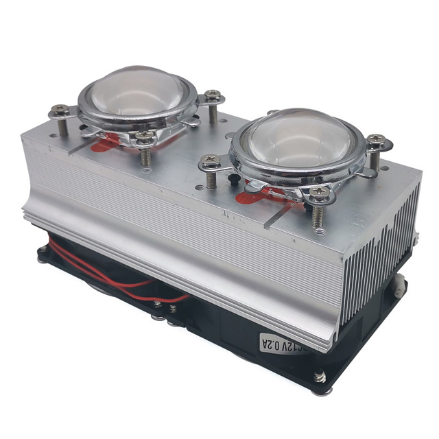 Aluminum LED Heatsink - PCB DIY Mounted Cooler for LED COB Chip Lamp Transistor Modules with Enhanced Heat Dissipation