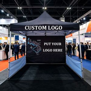Carpa de Jardín Plegable Portátil de Aluminio con Logotipo Personalizado, 3x6m 10x20 pies, con Paredes para Ferias Comerciales - Product Image 1
