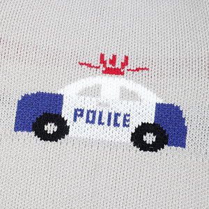 Jerséis de policía personalizados para bebés, ropa de punto para niños pequeños, suéteres de punto para bebés - Product Image 3