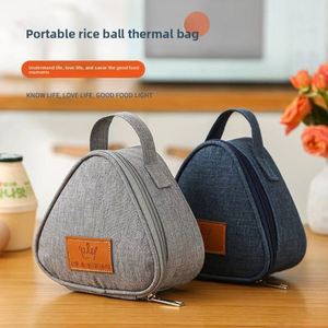 Latest Design Small Breakfast <b>Egg</b> Sandwich Food <b>Storage</b> Insulated Cooler Bag Outdoor Mini Triangle Thermal Lunch Bag - Product Image 4