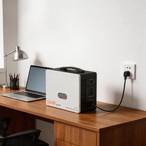 สถานีไฟฟ้าสำรองป้องกันไฟดับ 500W 1000Wh แบตเตอรี่ LiFePO4 ระบบสำรองไฟบ้าน (UPS) เครื่องกำเนิดไฟฟ้าพลังงานแสงอาทิตย์ พร้อมระบบชาร์จพลังงานแสงอาทิตย์ สำหรับแอฟริกาใต้ - Product Image 6