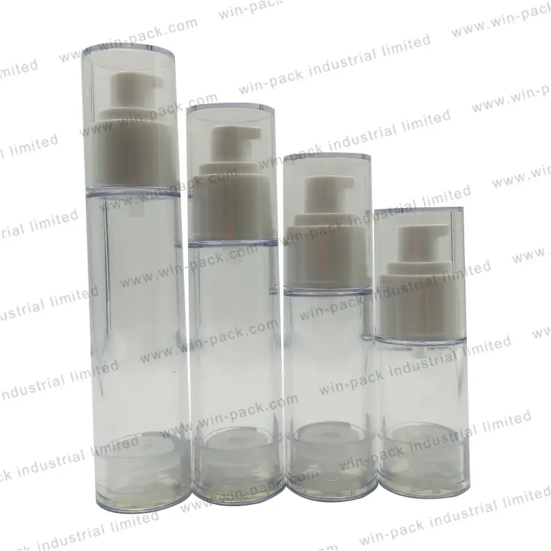 Hot saling luxury 30ml 50ml air pump airless cosmetic bottles wholesale