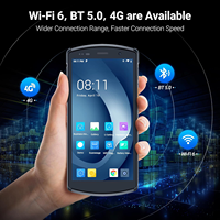 Kp18 PDA Resistente con Android 12, 4+64GB, Escáner de Código de Barras, Computadora Móvil, Teléfono Inteligente Portátil para Inventario Minorista y Almacenamiento