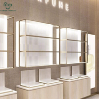 Meubles de présentation pour magasin de cosmétiques, design intérieur moderne et économique, LED, écologiques, présentoir pour maquillage, présentoir pour soins de la peau, EVO