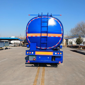 Semirremolque <span class=keywords><strong>Cisterna</strong></span> de Acero al Carbono Three Horses para Carga Seca, con Capacidad de 45 CBM y Suspensión Neumática, para Polvo y Cemento - Product Image 3