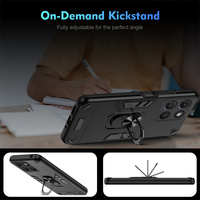 Funda Protectora Resistente Premium para Motorola G17, Diseño Antideslizante y Antigolpes, 360 °   Anillo Magnético Giratorio para Dedo