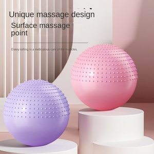 <span class=keywords><strong>Ballon</strong></span> de yoga souple anti-explosion épaissi pour adultes et enfants - Entraînement sensoriel, massage, utilisation en salle de sport, tailles 55 cm/65 cm/75 cm - Product Image 3