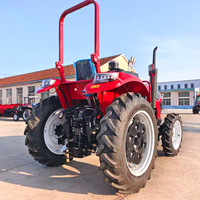 Schnelle Lieferung 100 PS Traktor für Obstgarten und Ackerland Multifunktionaler Allradantrieb-Radtraktor