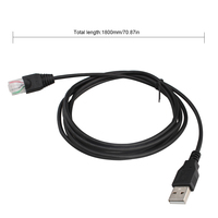 Câble de console USB de 1,8 m Convertir USB 2.0 en RJ45 RJ50 Adaptateur série APC Ap9827 pour routeur RJ 50 940-0127B Câble de console de batterie