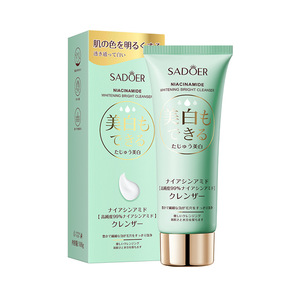 SADOER ホットセラー マイルドクレンジング 美白 ブライトニング オイルコントロール 100ml ナイアシンアミド洗顔料 - Product Image 1
