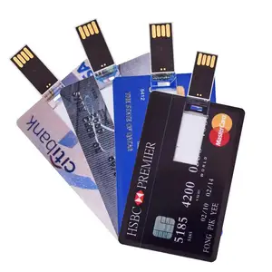 Printing USB Credit Card 2.0 3.0 pendrive 1GB 2GB 4GB 8GB 16GB 32GB memorias cle memory stick Business Card usb flash drive