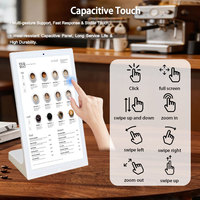 Écran tactile numérique de table de 10,1 pouces pour affichage publicitaire et système de commande en libre-service pour restaurants