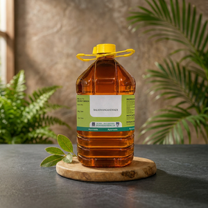 Aceite Herbal para el Cuidado de la Salud Balaswangadadi Thailam, Capacidad de 5 Litros, Certificado ISO, Modelo FO172, Kerala Chamakkatt Herbal, 2 Años - Product Image 2