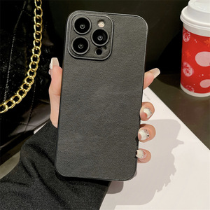 Funda para Teléfono con Textura de Cuero en Todas las Esquinas para iPhone 17 Pro Max, 16 Pro, con Protector de Lente Integrado para 15 Pro y Diseño de Mezclilla - Product Image 6