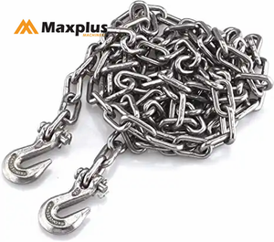 Chaîne de couvercle de trappe anti-rouille 20Mn2, chaînes galvanisées à chaud pour trappe marine et nautique, chaîne d'ancrage/câble - Product Image 1